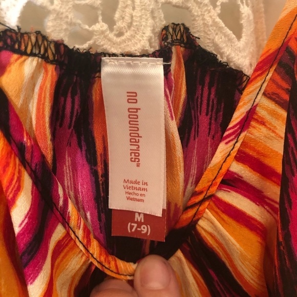 2/$15 No Boundaries - Vibrant Tank with Crochet Detail - Picture 4 of 5